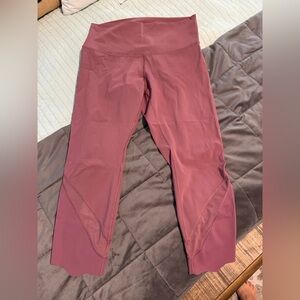 Lululemon Scalloped Crops Size 10